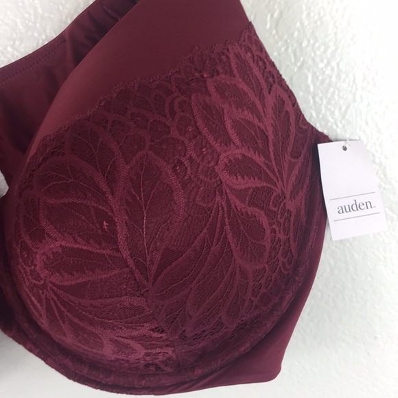 NWT Auden The Superstar 48DD Bra Maroon Color - Picture 3 of 6